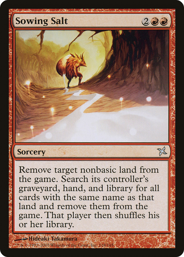 Sowing Salt [Betrayers of Kamigawa] Foil