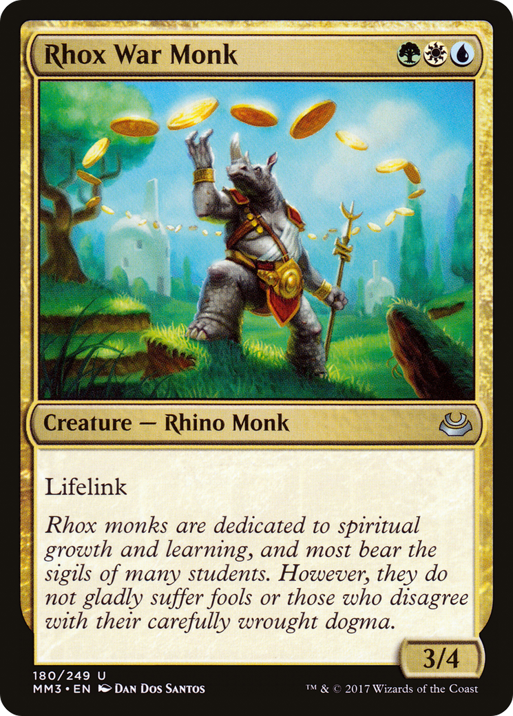 Rhox War Monk [Modern Masters 2017] Foil