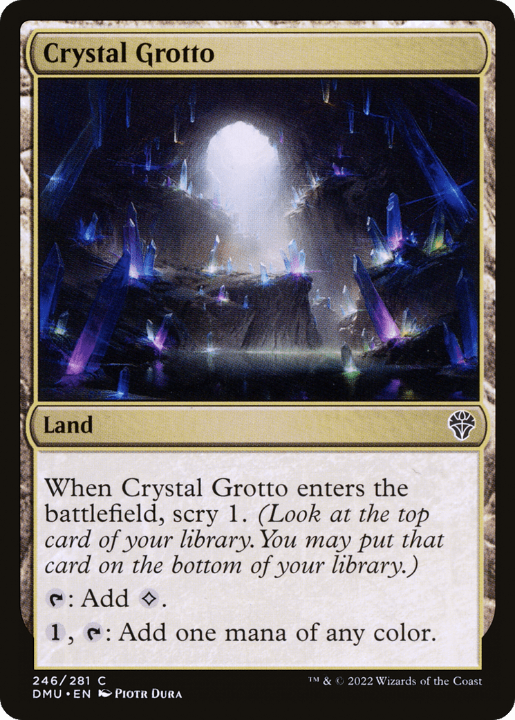 Crystal Grotto [Dominaria United] Foil