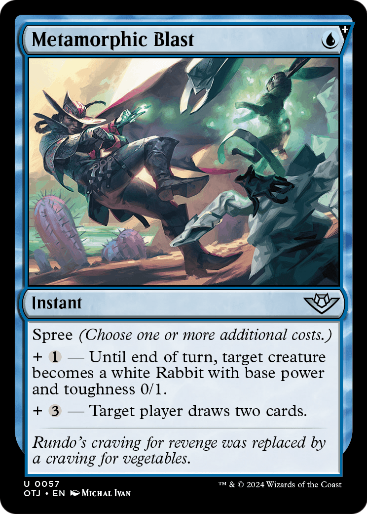 Metamorphic Blast [Outlaws of Thunder Junction] Foil