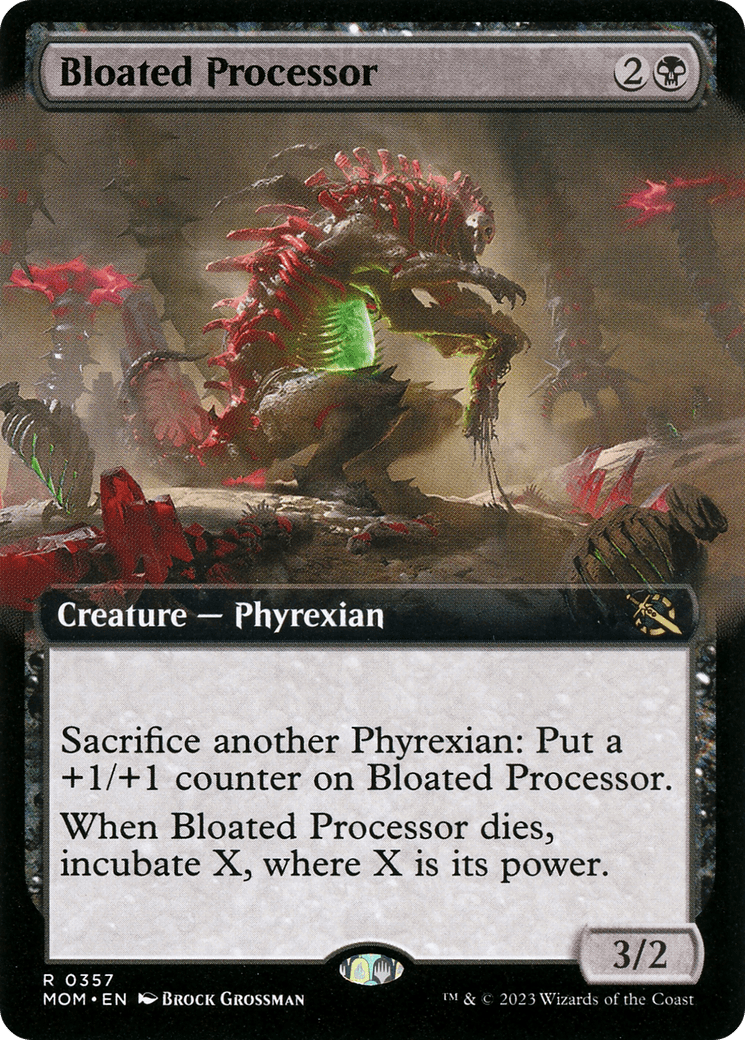 Bloated Processor (Extended Art) [March of the Machine] Foil