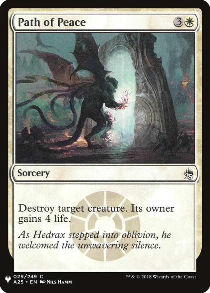 Path of Peace |  (A25-29) [The List]