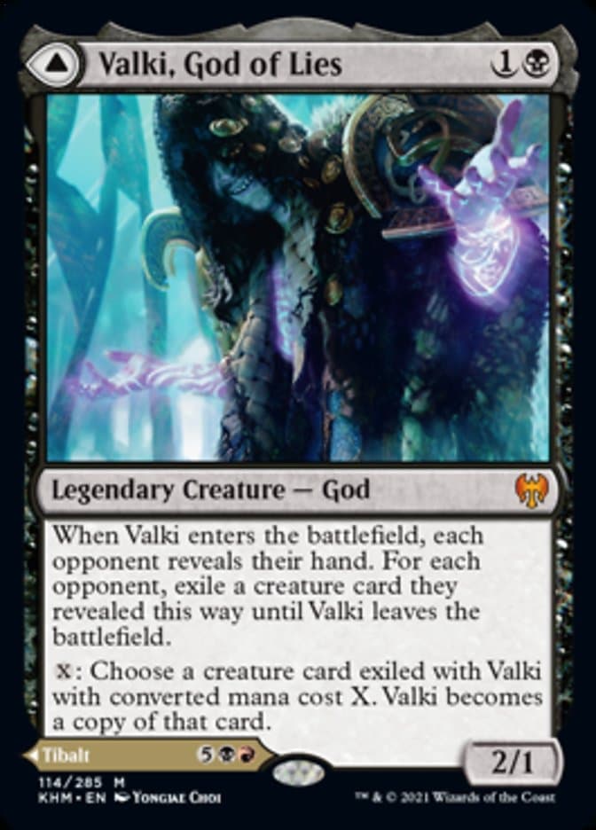 Valki, God of Lies // Tibalt, Cosmic Impostor [Kaldheim] Foil