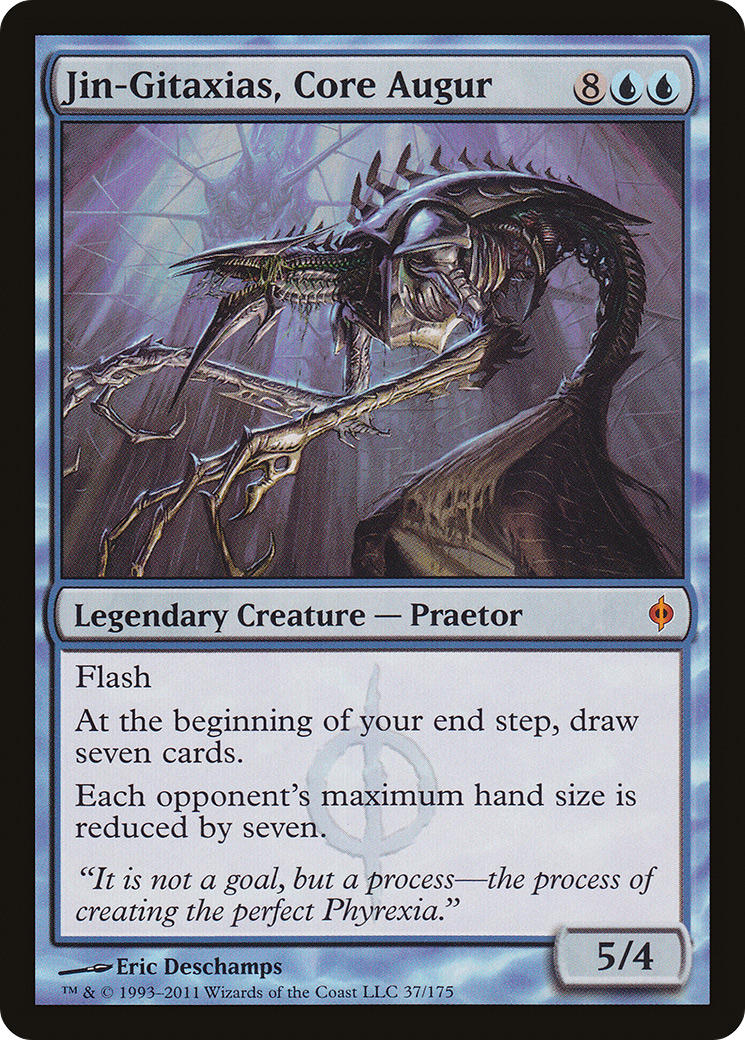 Jin-Gitaxias, Core Augur [New Phyrexia] Foil