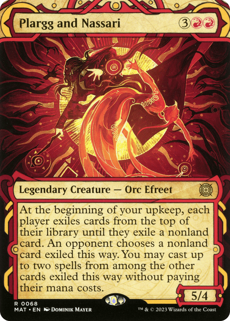 Plargg and Nassari (Showcase) [March of the Machine: The Aftermath] Foil