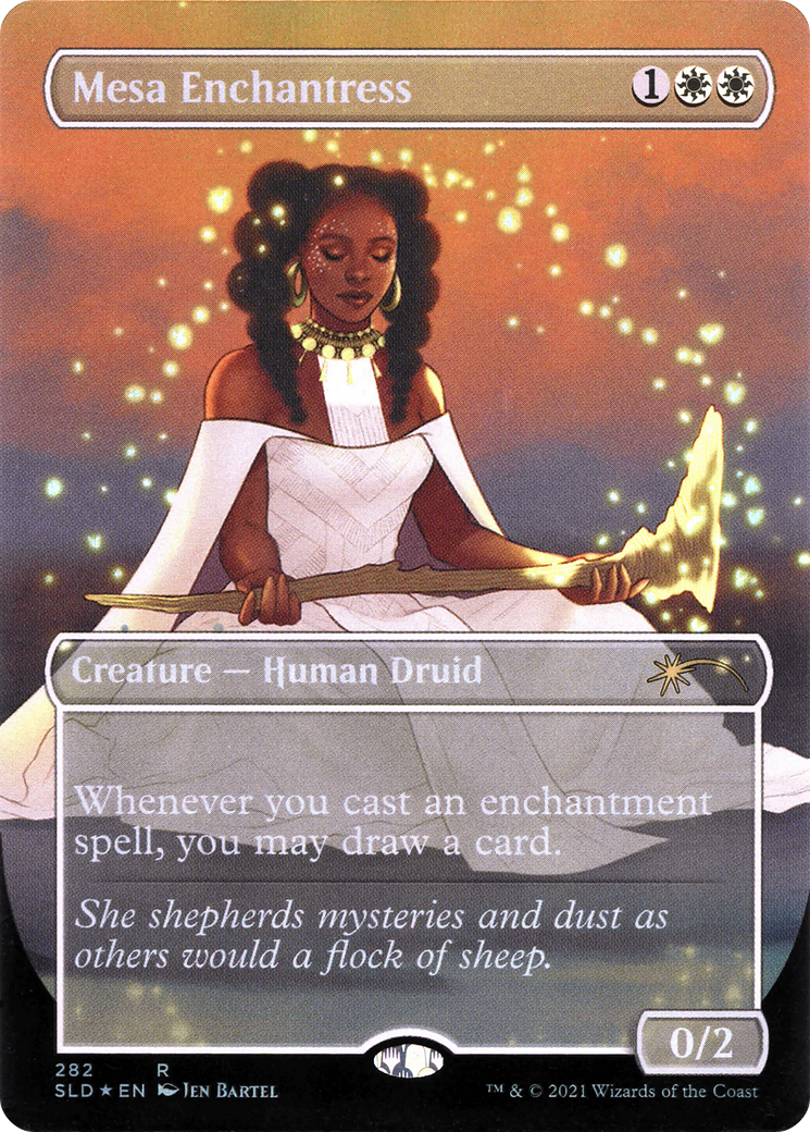Mesa Enchantress (Borderless) [Secret Lair Drop Series] Foil
