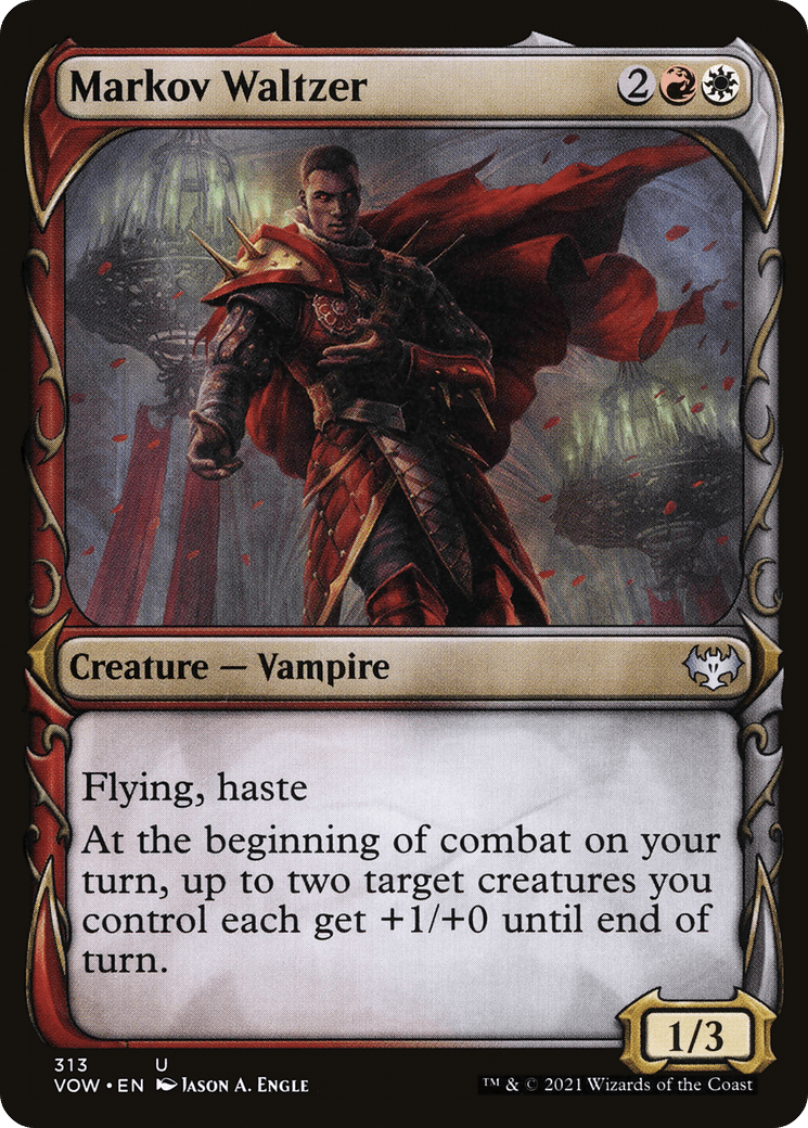 Markov Waltzer (Showcase Fang Frame) [Innistrad: Crimson Vow] Foil