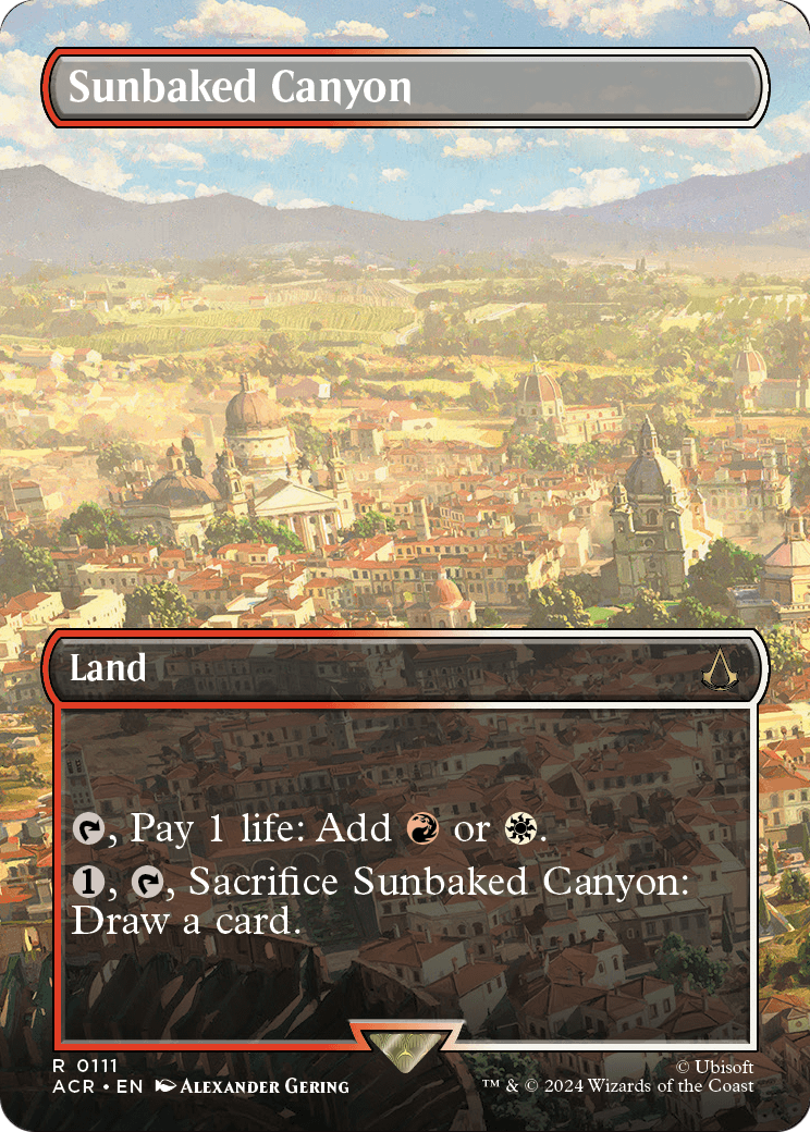Sunbaked Canyon (Borderless) [Assassin's Creed] Foil