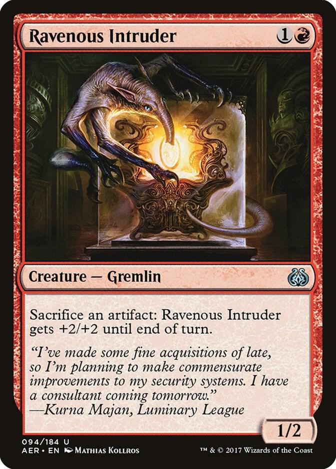 Ravenous Intruder 94/184 (Aether Revolt)  - Foil