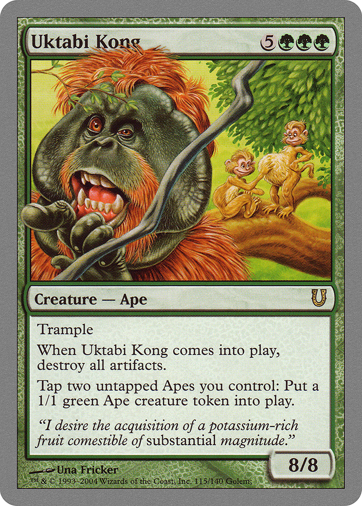 Uktabi Kong [Unhinged] Foil
