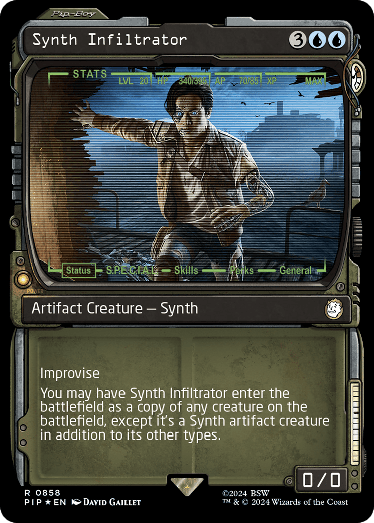 Synth Infiltrator (Showcase) (Surge Foil) [Fallout]