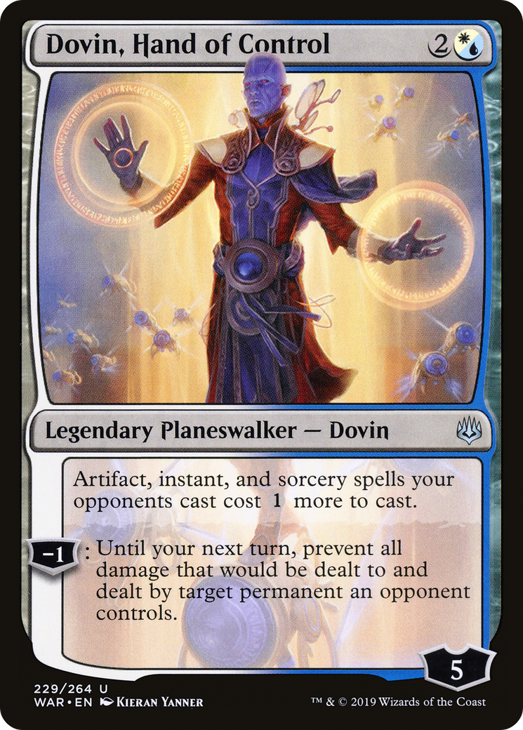 Dovin, Hand of Control [War of the Spark] Foil