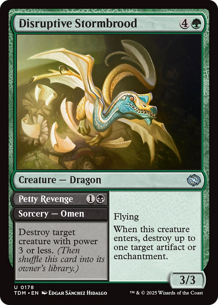 Disruptive Stormbrood (178) [Tarkir: Dragonstorm]  Foil
