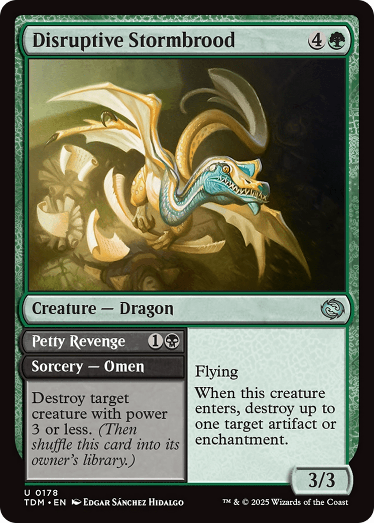 Disruptive Stormbrood (178) [Tarkir: Dragonstorm]  Foil