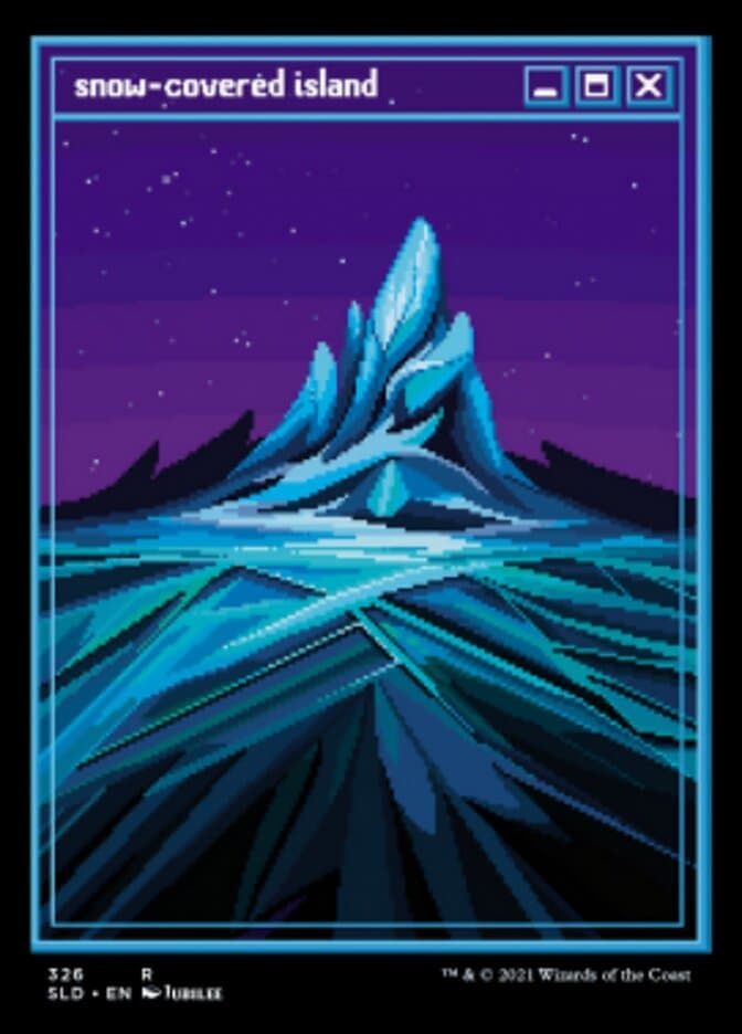 Snow-Covered Island (326) [Secret Lair Drop Series] Foil