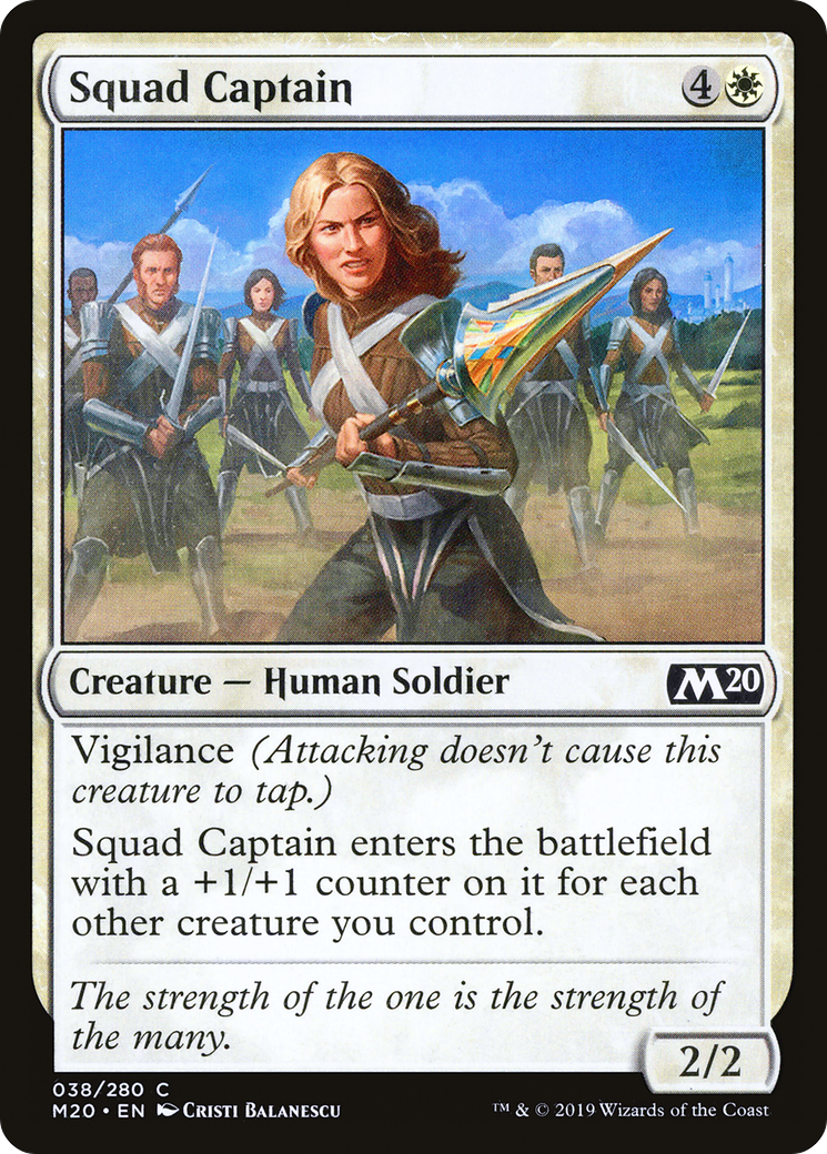 Squad Captain [Core Set 2020] Foil