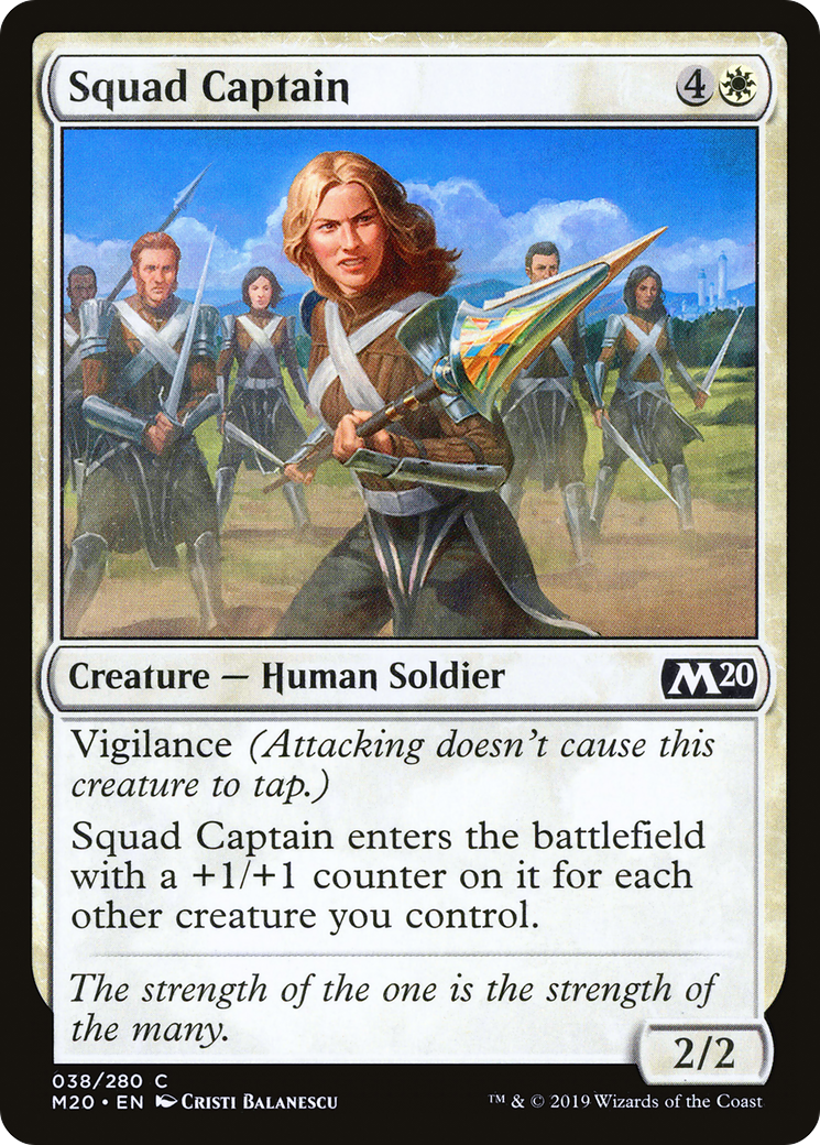 Squad Captain [Core Set 2020] Foil