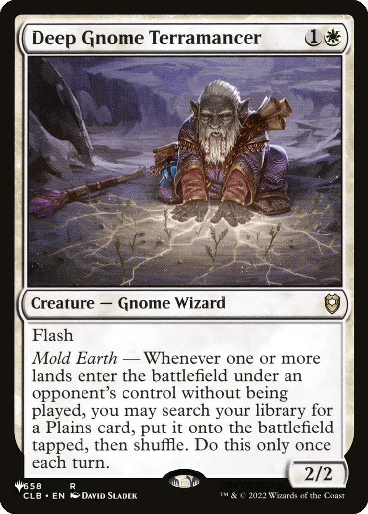 Deep Gnome Terramancer |  (CLB-658) [The List]