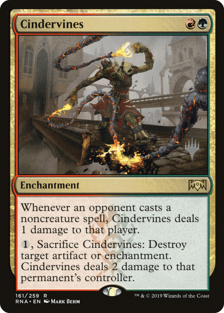 Cindervines (Promo Pack) [Ravnica Allegiance Promos] Foil
