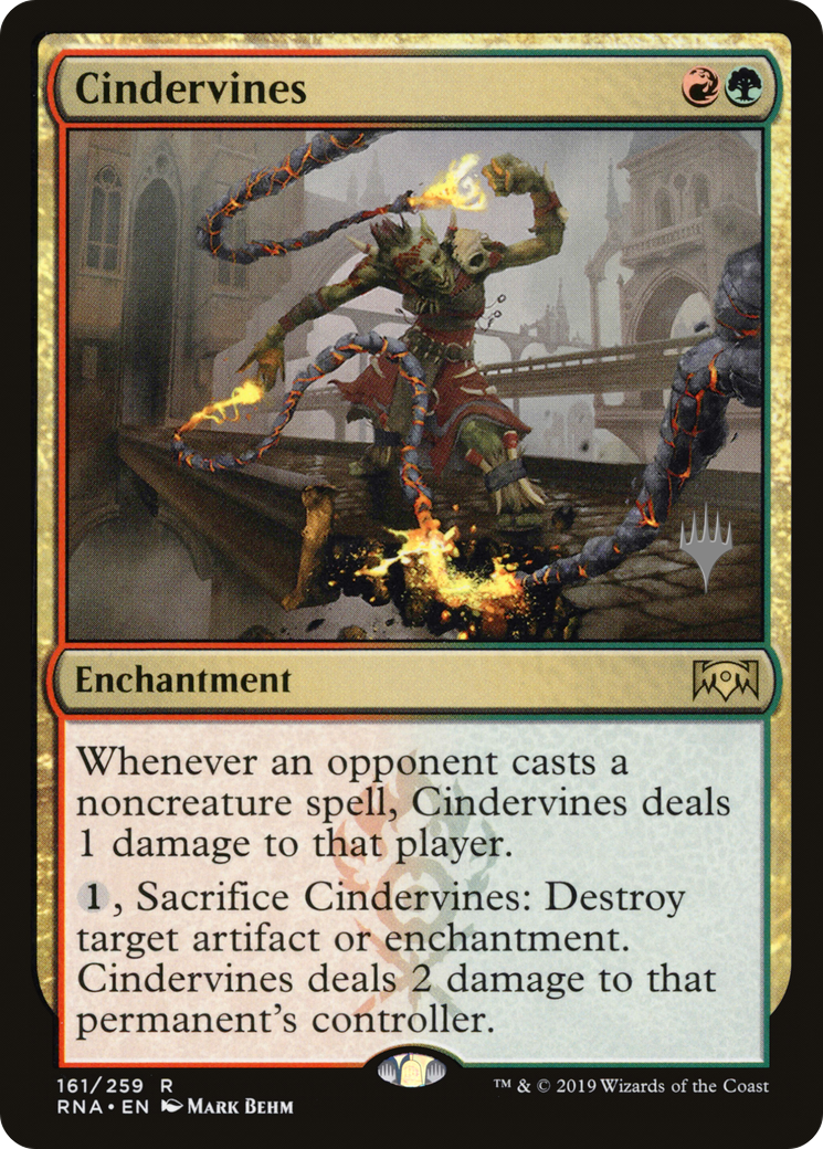 Cindervines (Promo Pack) [Ravnica Allegiance Promos] Foil