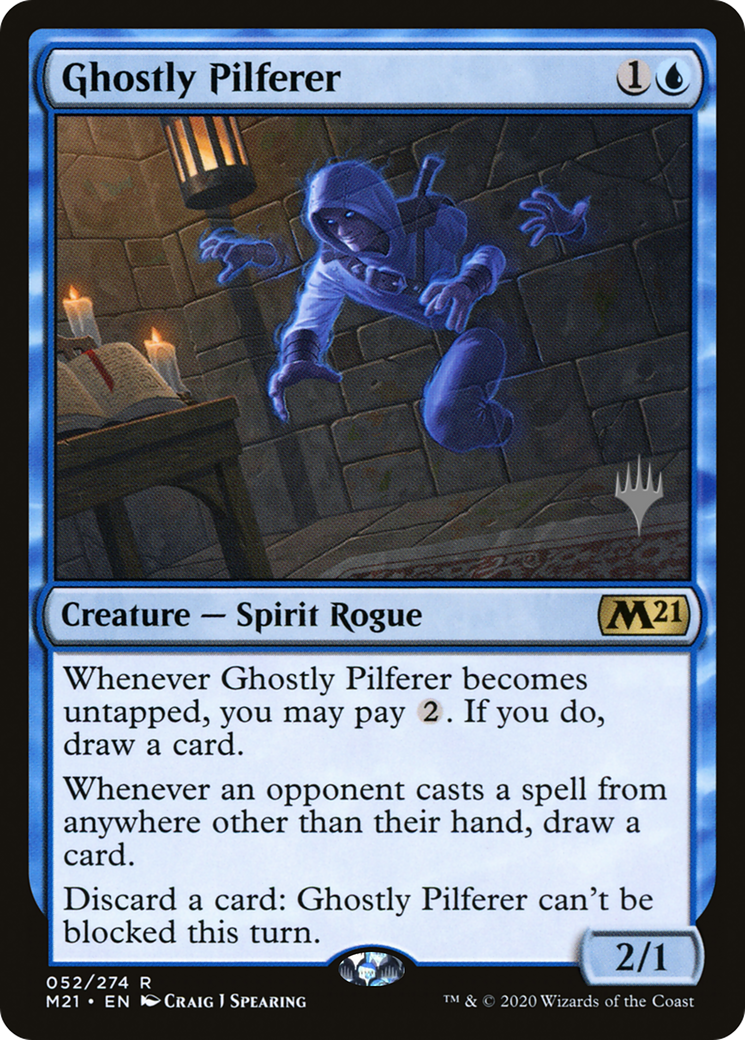 Ghostly Pilferer (Promo Pack) [Core Set 2021 Promos] Foil