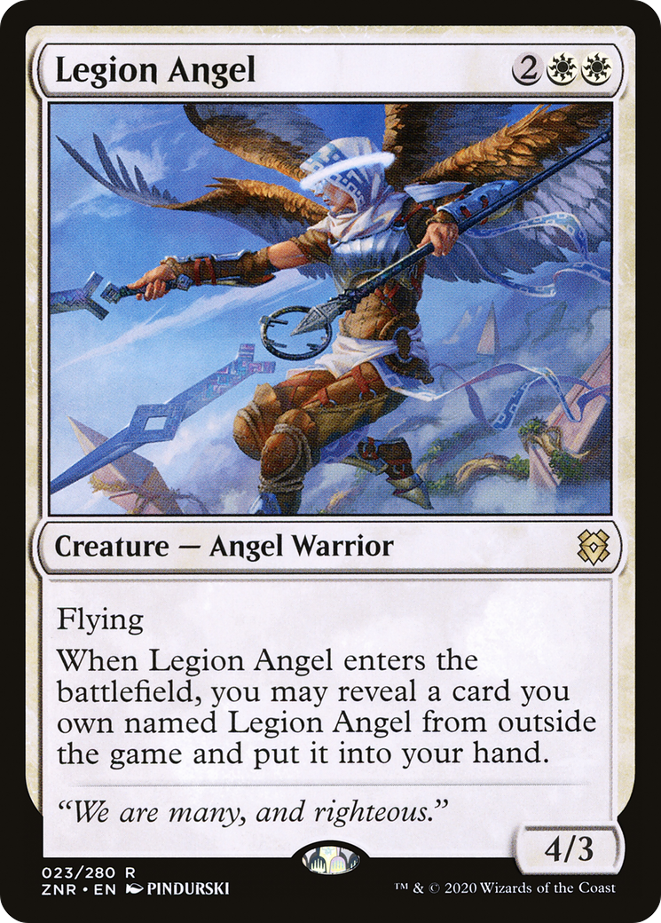 Legion Angel [Zendikar Rising] Foil