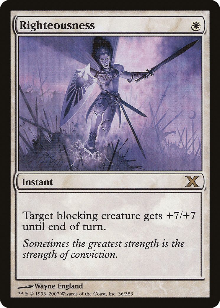 Righteousness [Tenth Edition] Foil