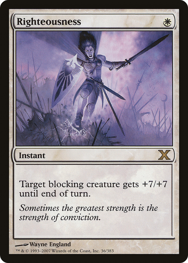 Righteousness [Tenth Edition] Foil