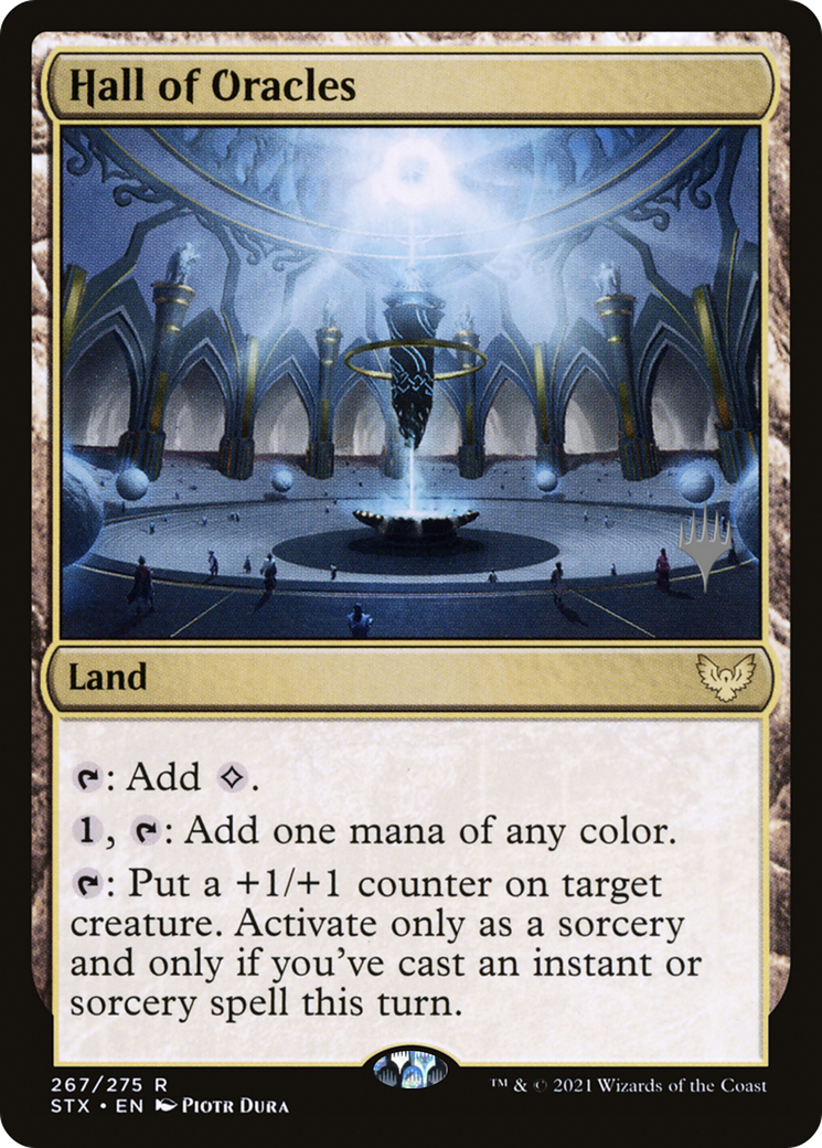 Hall of Oracles (Promo Pack) [Strixhaven: School of Mages Promos] Foil