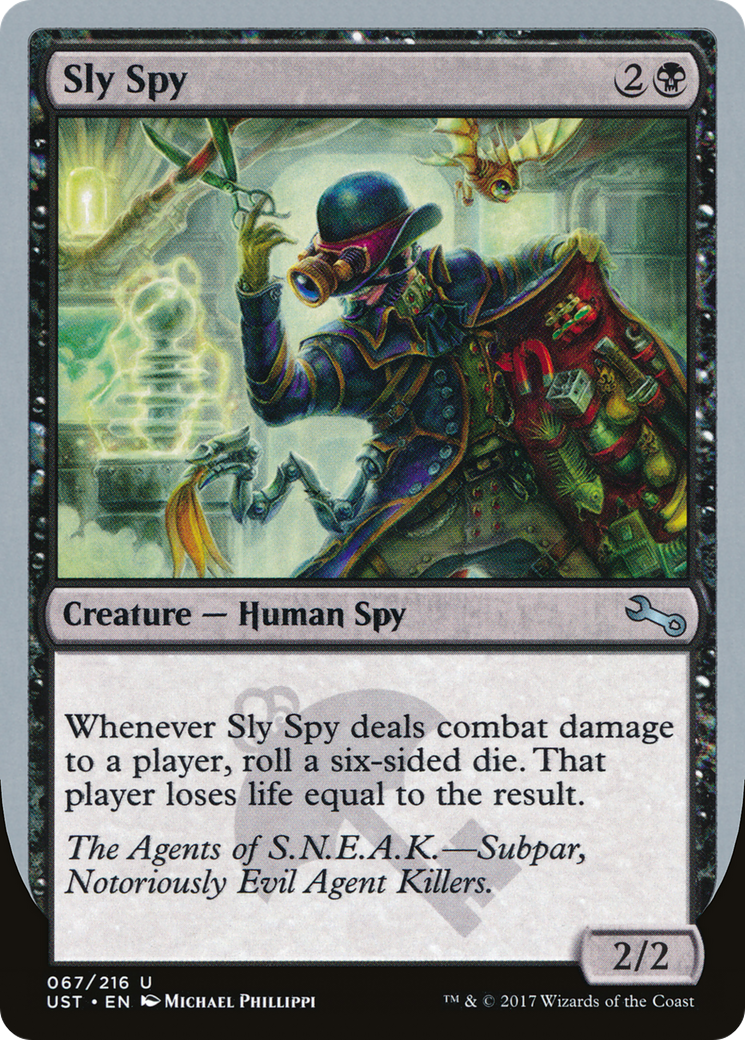 Sly Spy ("Subpar, Notoriously Evil Agent Killers") [Unstable] Foil