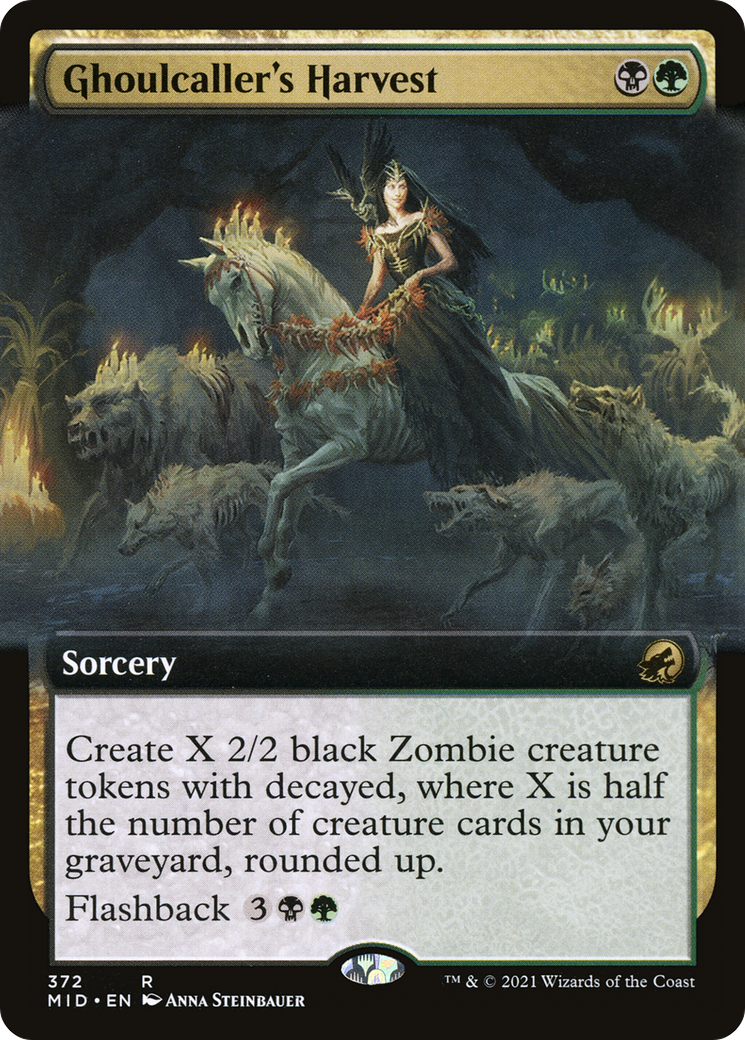 Ghoulcaller's Harvest (Extended Art) [Innistrad: Midnight Hunt] Foil