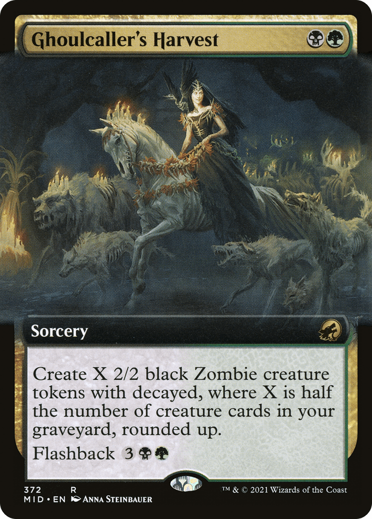 Ghoulcaller's Harvest (Extended Art) [Innistrad: Midnight Hunt] Foil