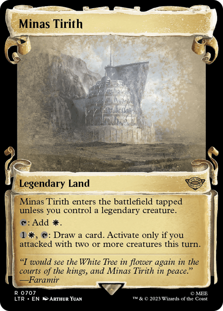 Minas Tirith [The Lord of the Rings: Tales of Middle-Earth Showcase Scrolls] Foil