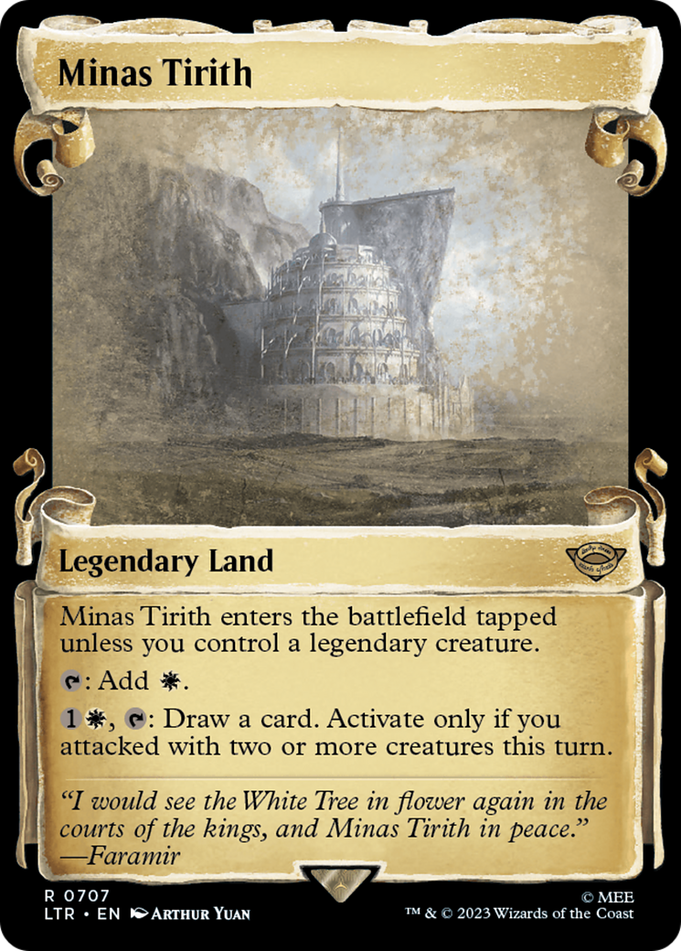 Minas Tirith [The Lord of the Rings: Tales of Middle-Earth Showcase Scrolls] Foil