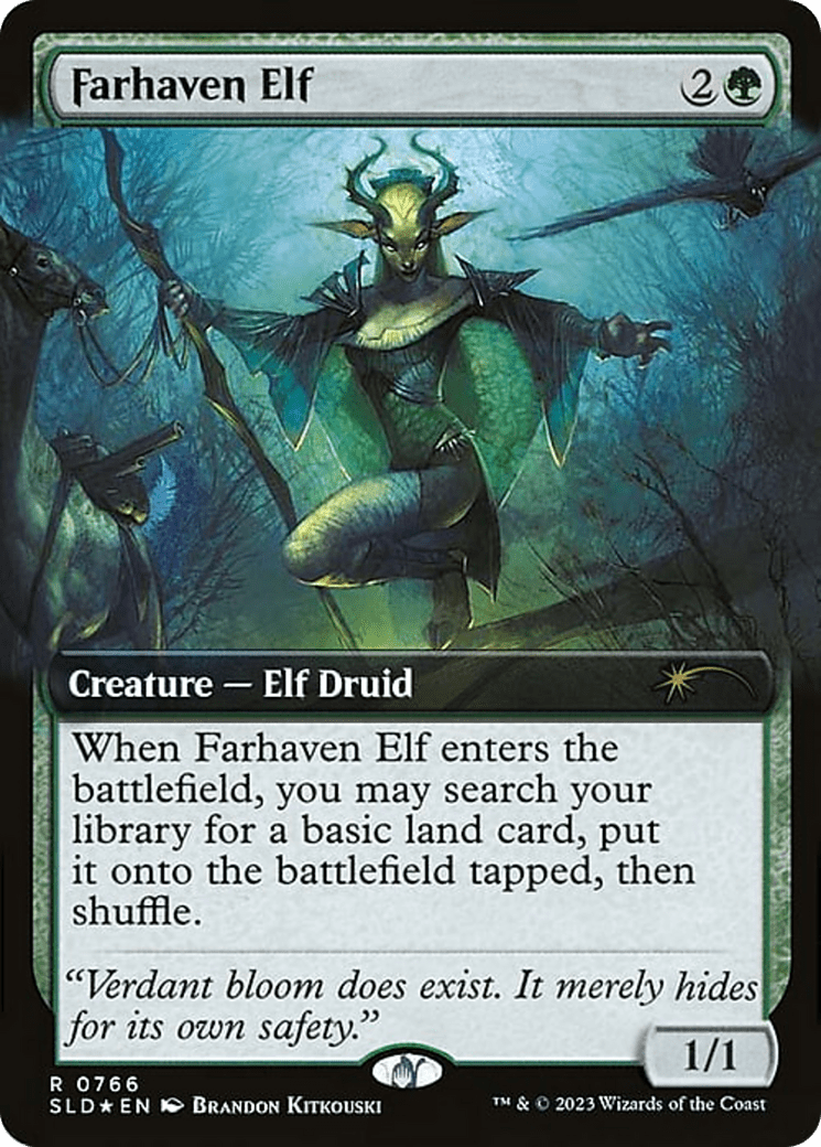 Farhaven Elf (Extended Art) [Secret Lair Drop Series]