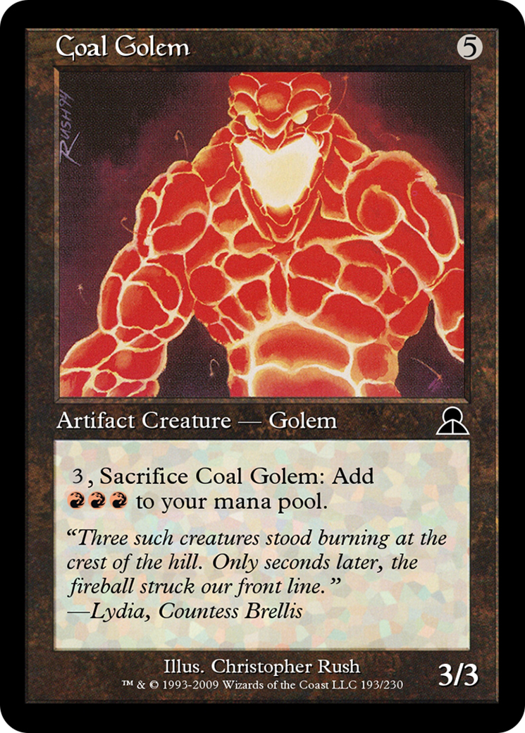 Coal Golem (-193) [Masters Edition III]
