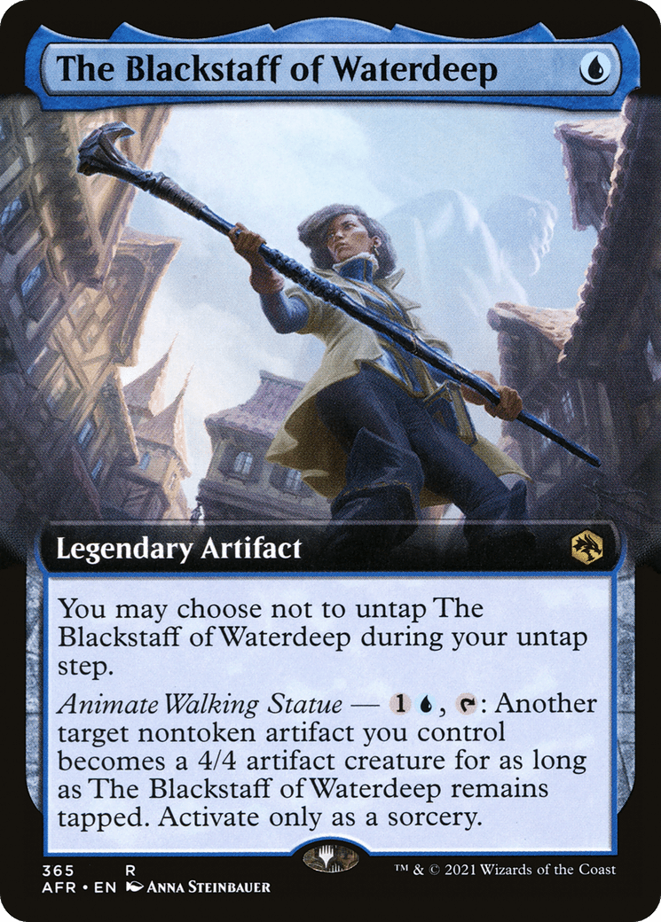 The Blackstaff of Waterdeep (Extended Art) [Dungeons & Dragons: Adventures in the Forgotten Realms] Foil