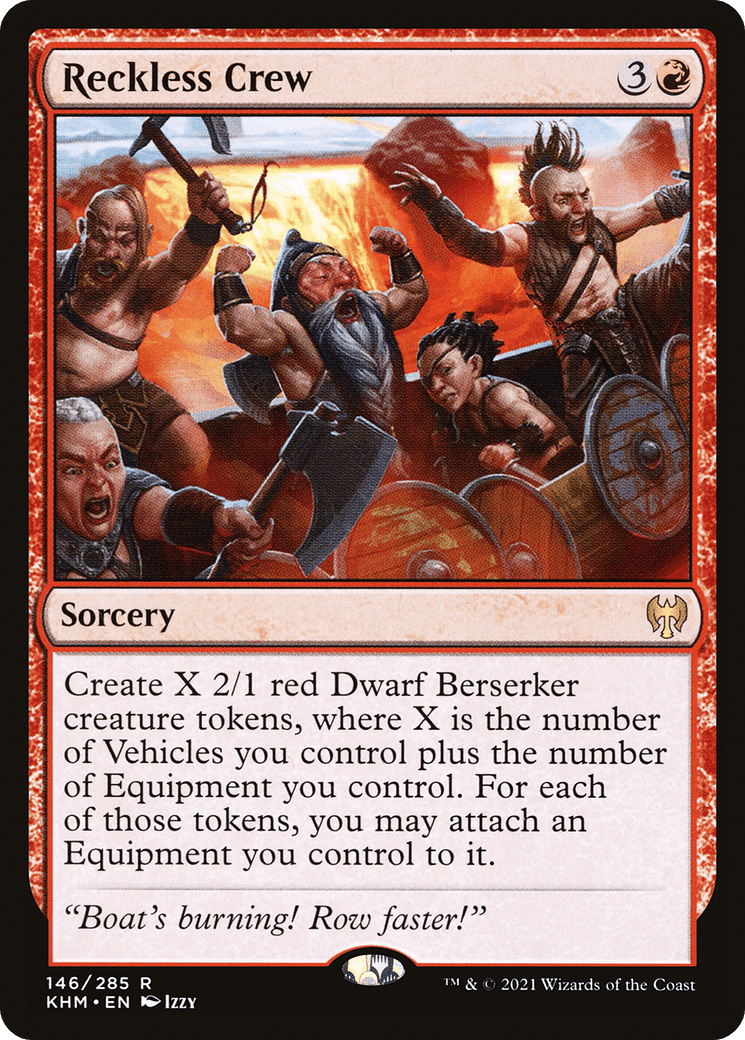Reckless Crew [Kaldheim] Foil