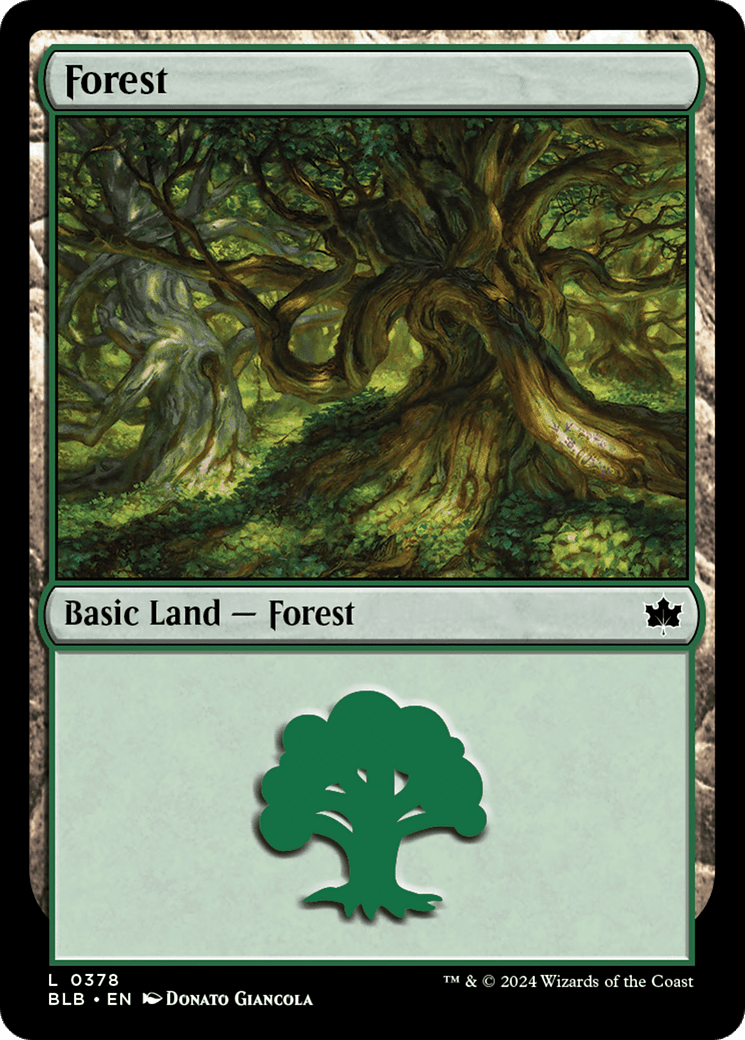 Forest (0378) [Bloomburrow] Foil