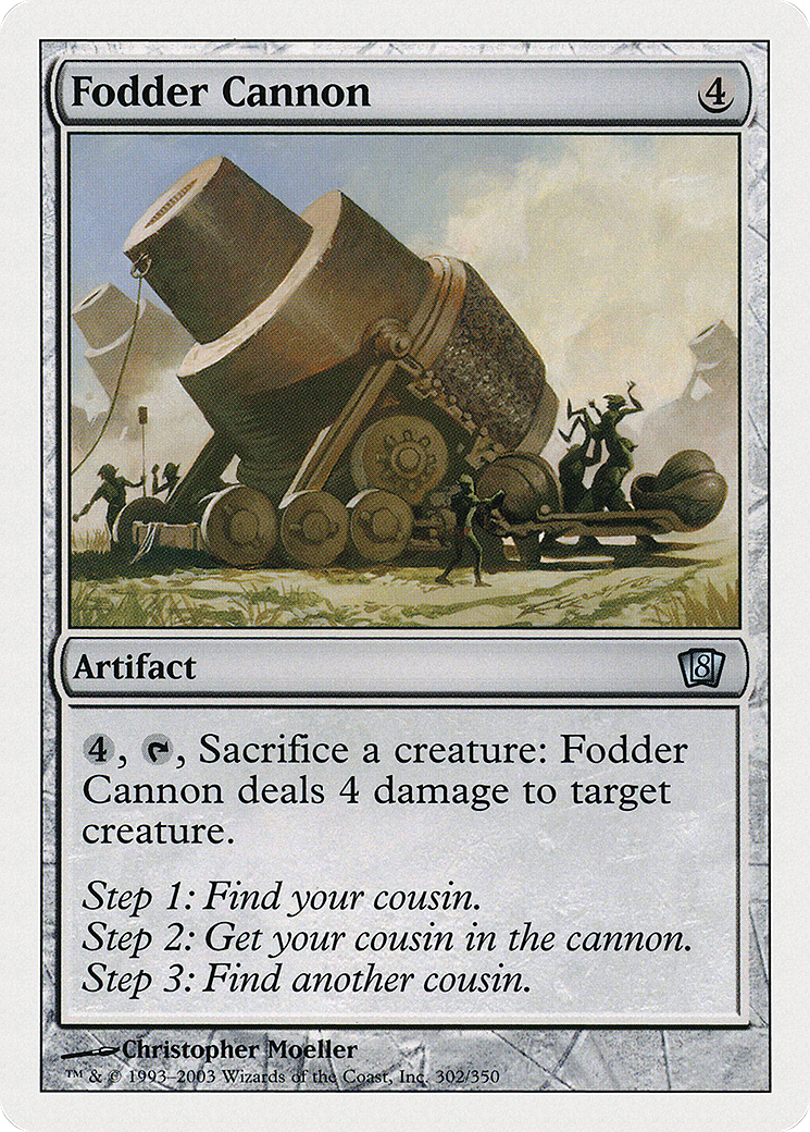 Fodder Cannon [Eighth Edition] Foil