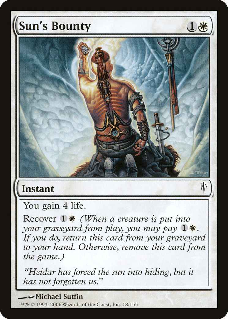 Sun's Bounty [Coldsnap] Foil