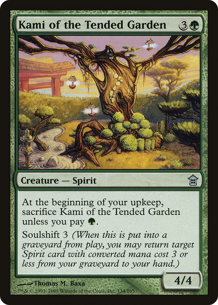 Kami of the Tended Garden [Saviors of Kamigawa] Foil