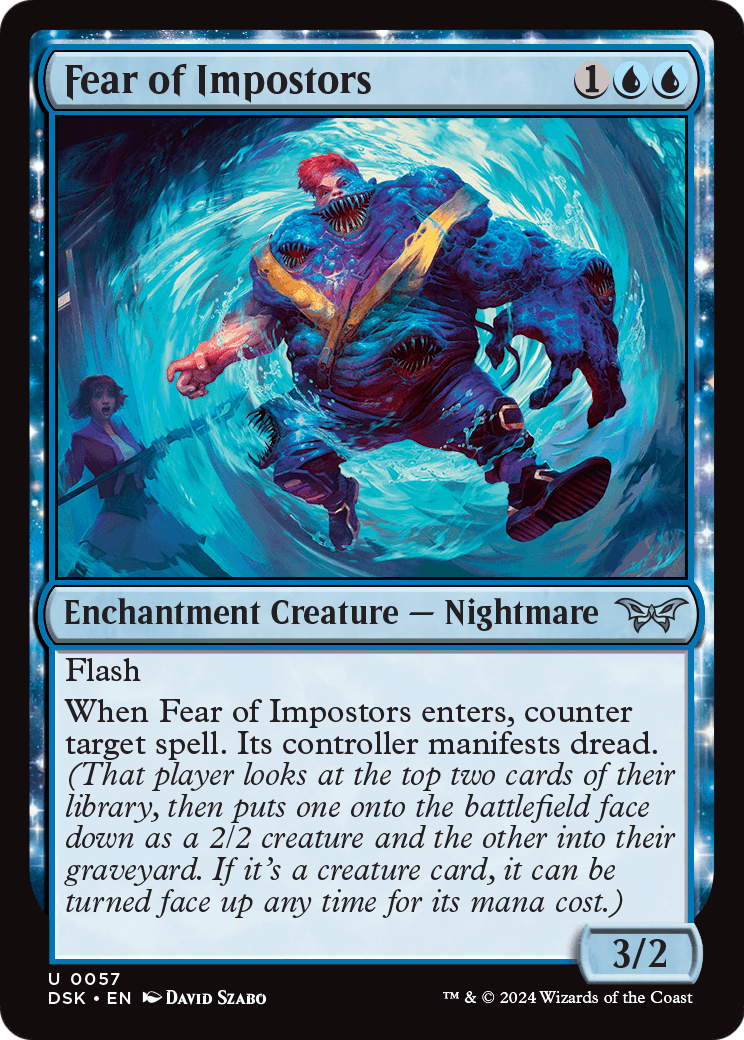 Fear of Impostors [Duskmourn: House of Horror] Foil
