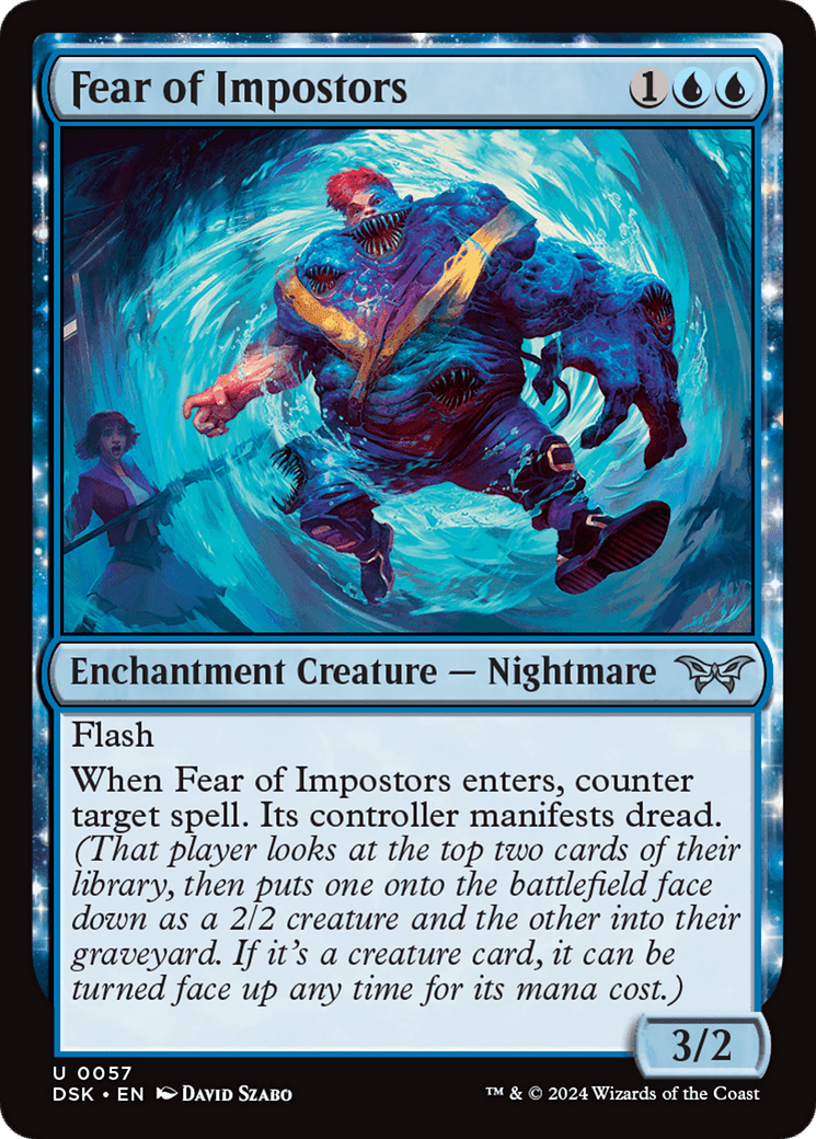 Fear of Impostors [Duskmourn: House of Horror] Foil