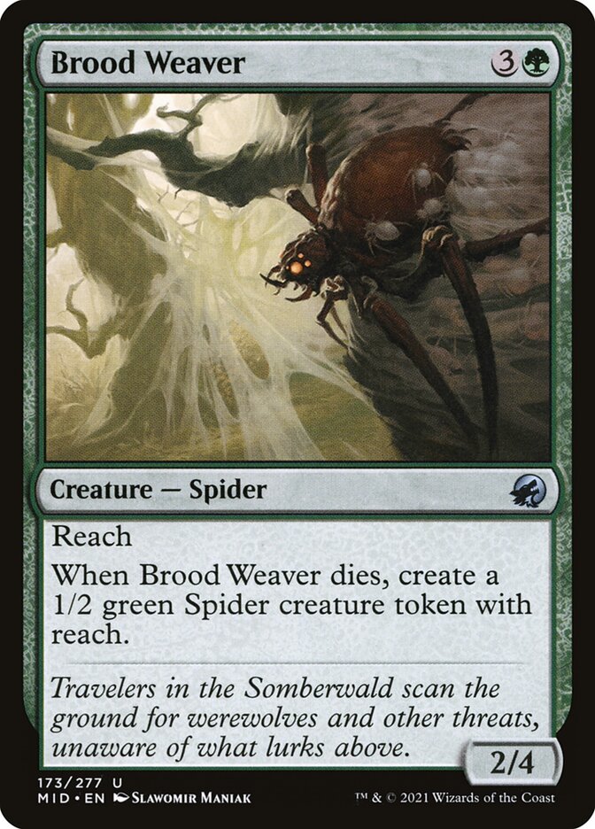Brood Weaver 173/277 (Innistrad: Midnight Hunt) 