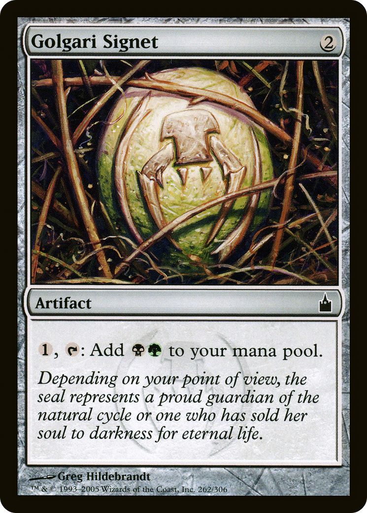 Golgari Signet [Ravnica: City of Guilds] Foil