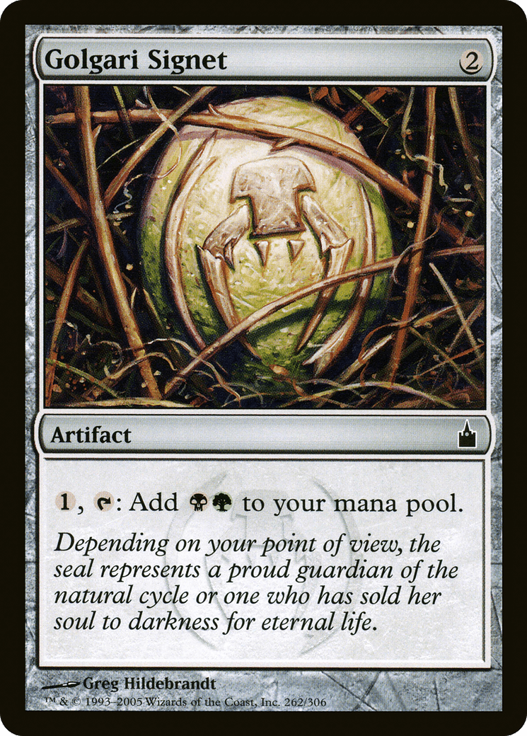Golgari Signet [Ravnica: City of Guilds] Foil