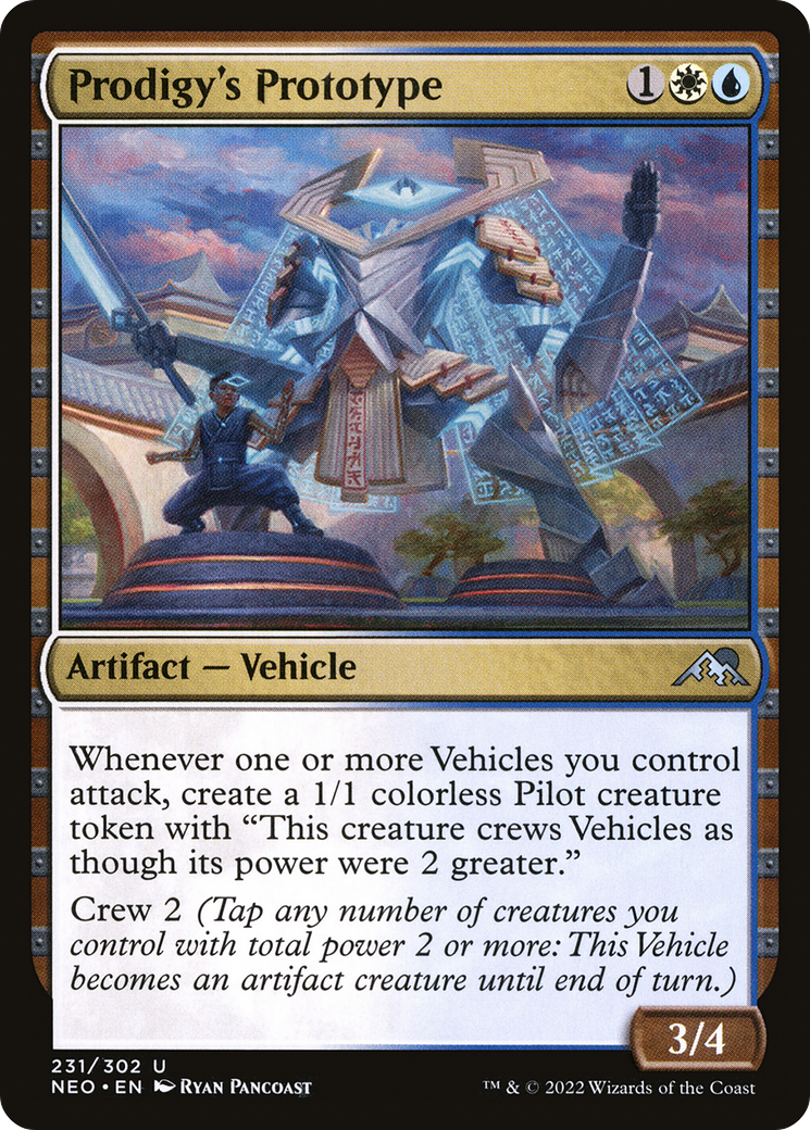 Prodigy's Prototype [Kamigawa: Neon Dynasty] Foil