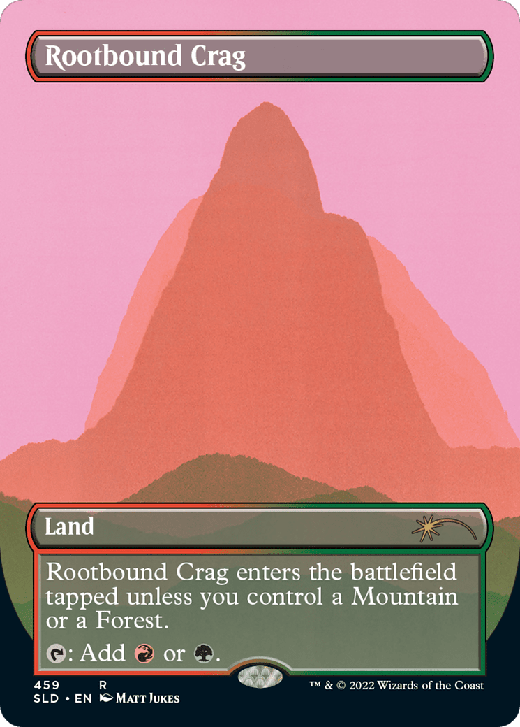 Rootbound Crag (Borderless) [Secret Lair Drop Series] Foil