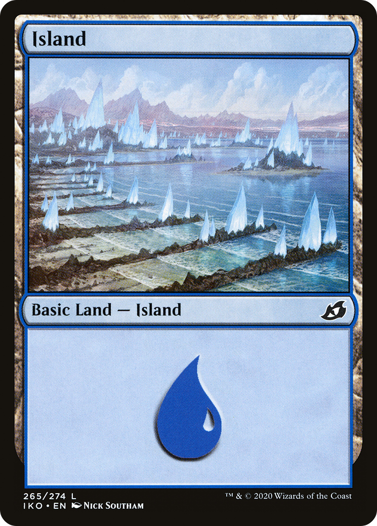 Island (265) [Ikoria: Lair of Behemoths] Foil